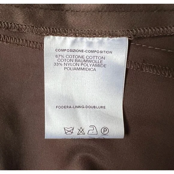Fendi Brown Front Wrap Collared Jacket